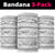 Samoa White Sunday Neck Gaiter Samoan Tapa White Hibiscus - Polynesian Pride