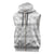 Samoa White Sunday Sleeveless Zip Hoodie Samoan Tapa White Hibiscus - Polynesian Pride