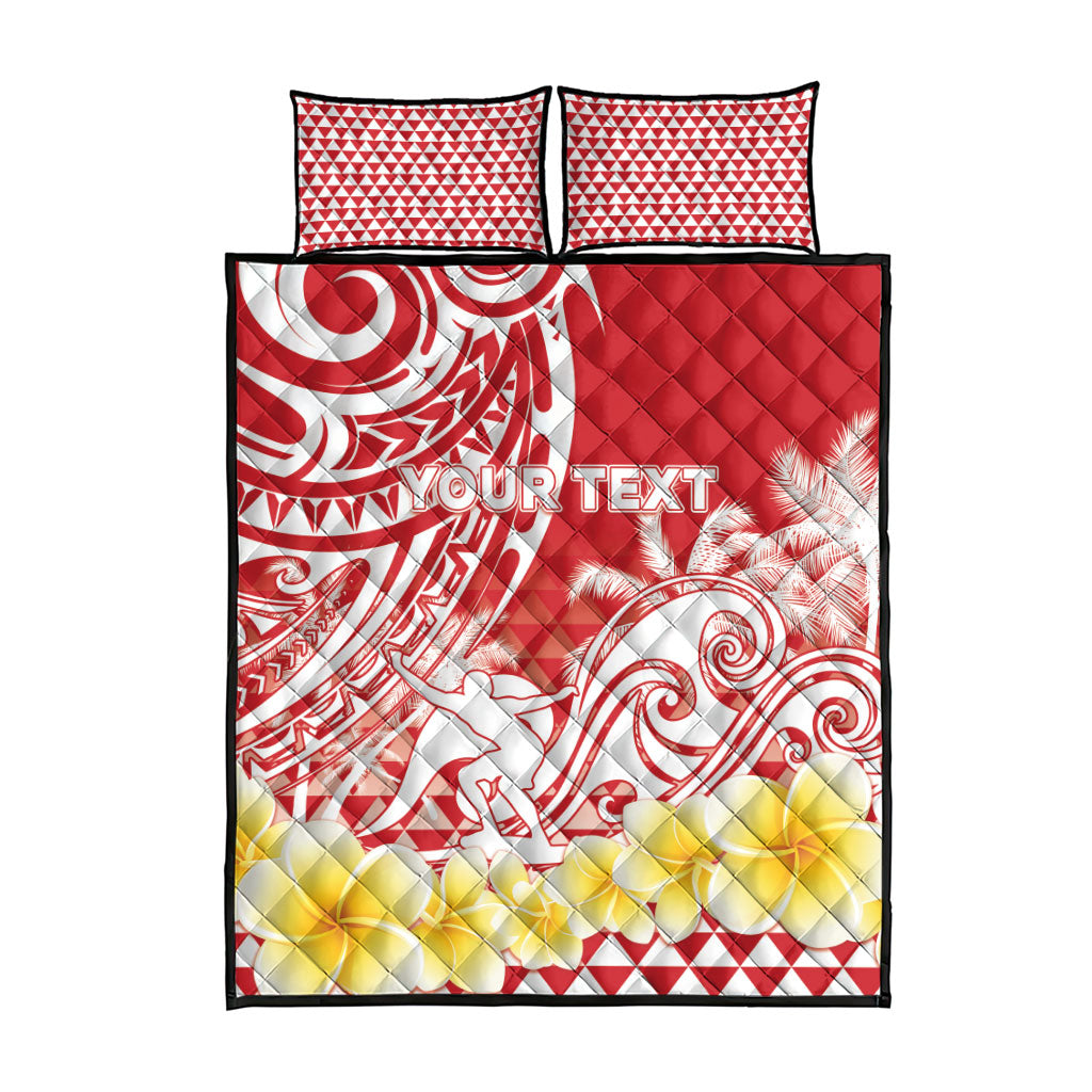Personalised Tahiti Surfing Quilt Bed Set Polynesian Style LT05 - Polynesian Pride