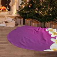 Tahiti Plumeria Tribal Pattern Tree Skirt Wave Style Purple LT05 - Polynesian Pride