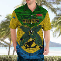 Vanuatu Malampa Province Hawaiian Shirt Coat Of Arms And Namele Fern Polynesian Pattern LT05 - Polynesian Pride