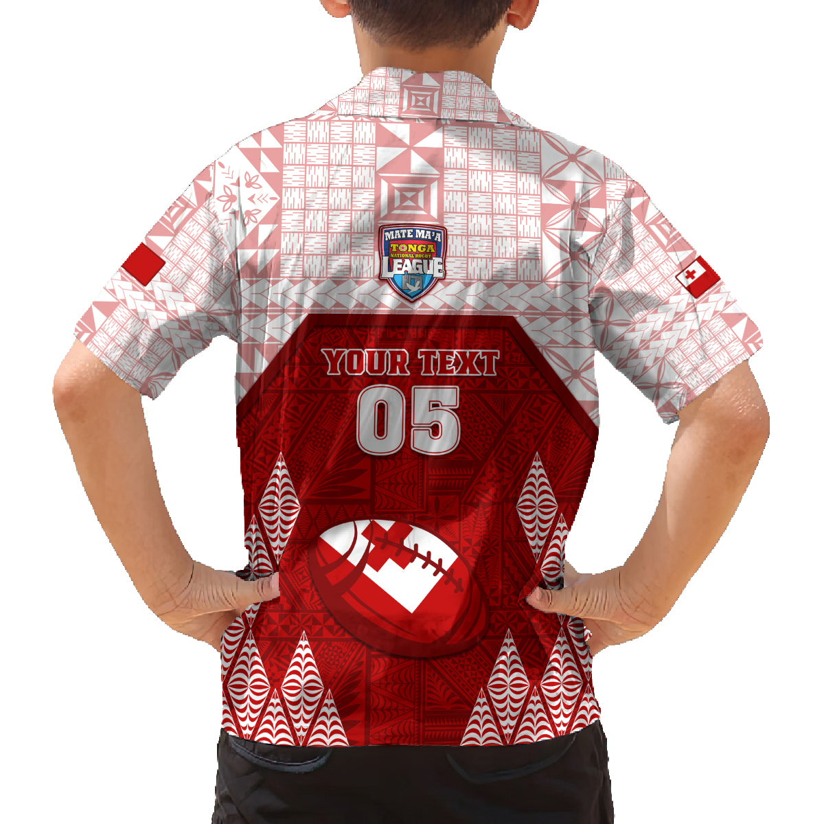 Custom Tonga Rugby Family Matching Off Shoulder Maxi Dress and Hawaiian Shirt 2023 Pacific Championships Kupesi Ngatu Mate Maa LT05 - Polynesian Pride
