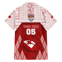 Custom Tonga Rugby Hawaiian Shirt 2023 Pacific Championships Kupesi Ngatu Mate Maa LT05 - Polynesian Pride