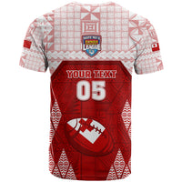 Custom Tonga Rugby T Shirt 2023 Pacific Championships Kupesi Ngatu Mate Maa LT05 - Polynesian Pride