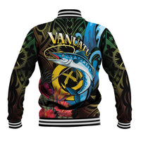 Vanuatu Fishing Baseball Jacket It's Time To Fish