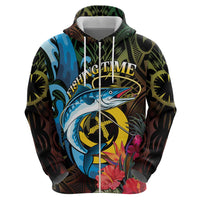 Vanuatu Fishing Hoodie It's Time To Fish