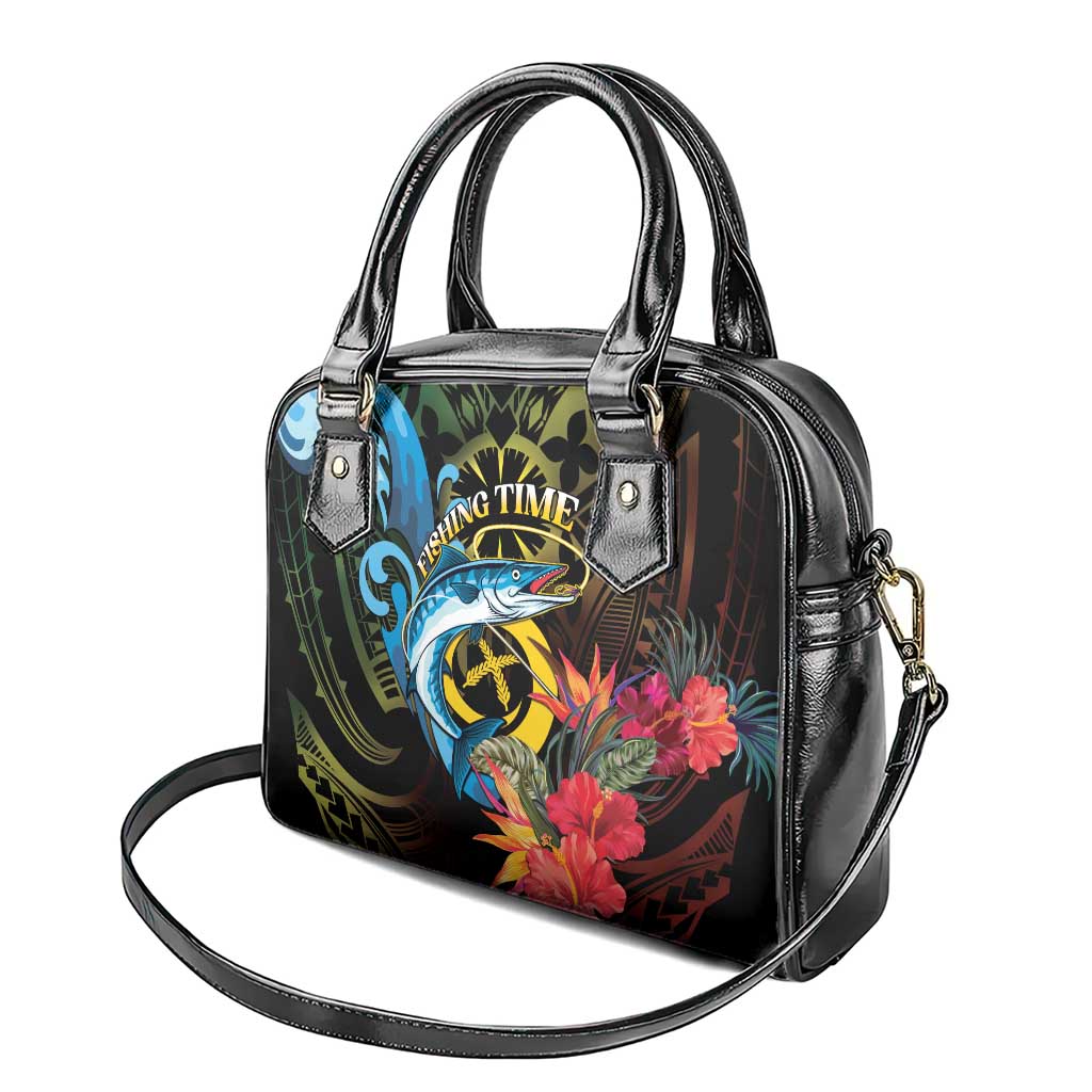 Vanuatu Fishing Shoulder Handbag It's Time To Fish