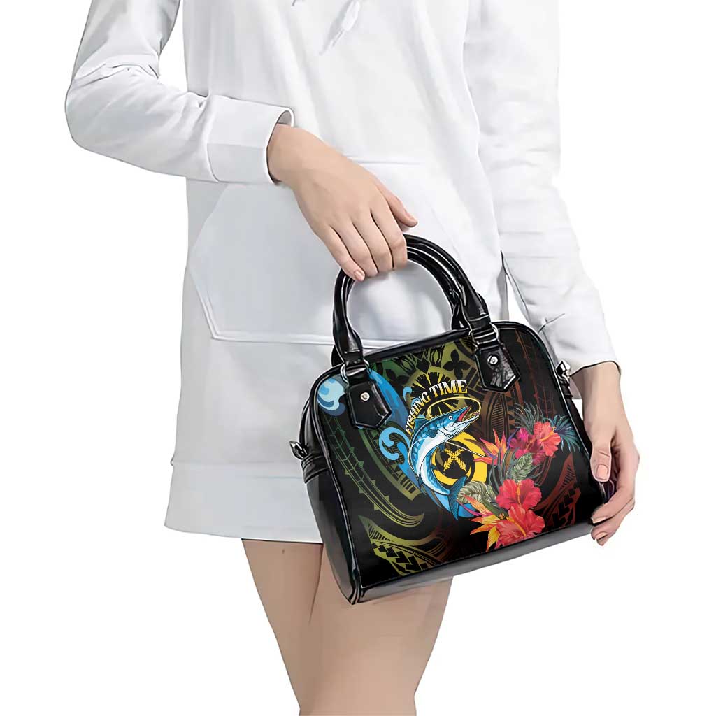 Vanuatu Fishing Shoulder Handbag It's Time To Fish