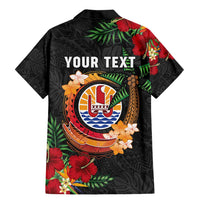 Personalised French Polynesia Outrigger Canoe Race Family Matching Mermaid Dress and Hawaiian Shirt Tropical Vibe LT05 - Polynesian Pride