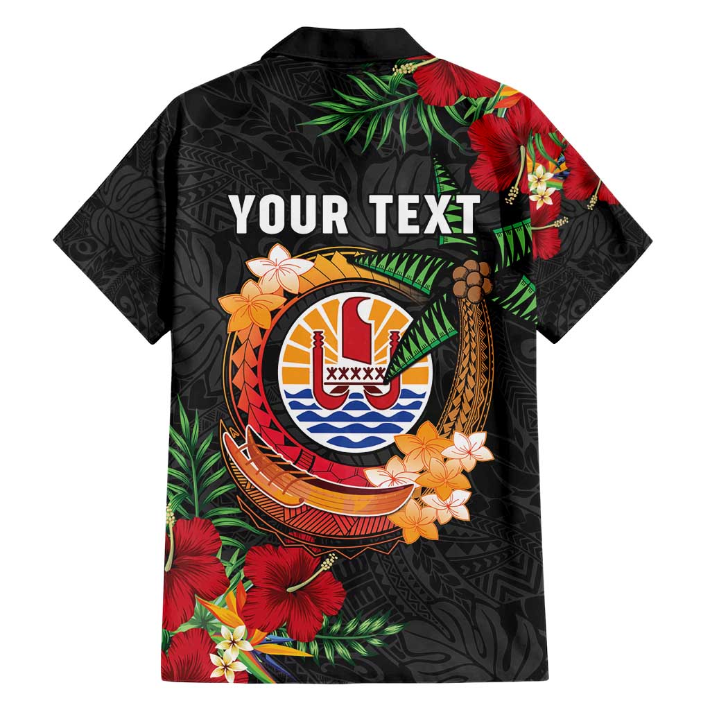 Personalised French Polynesia Outrigger Canoe Race Family Matching Short Sleeve Bodycon Dress and Hawaiian Shirt Tropical Vibe LT05 - Polynesian Pride