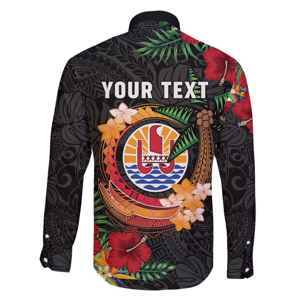 Personalised French Polynesia Outrigger Canoe Race Family Matching Summer Maxi Dress and Hawaiian Shirt Tropical Vibe LT05 - Polynesian Pride