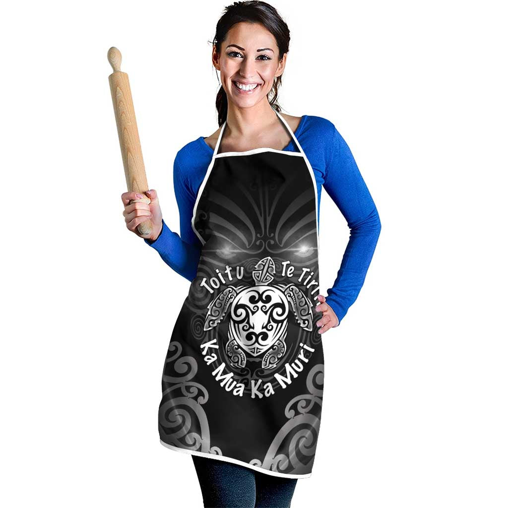Aotearoa Toitu Te Tiriti Apron Ka Mua Ka Muri
