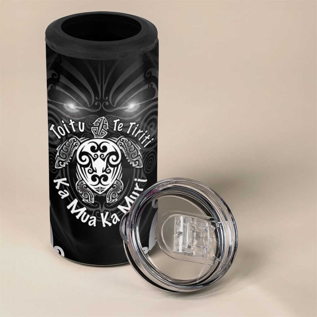 Aotearoa Toitu Te Tiriti 4 in 1 Can Cooler Tumbler Ka Mua Ka Muri
