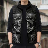 Aotearoa Toitu Te Tiriti Sleeveless Puffer Jacket Ka Mua Ka Muri