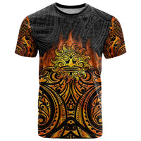 New Zealand Tamanuitera The Sun T Shirt Maori Pattern