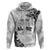 Personalised Polynesia Brain Cancer Zip Hoodie No One Fights Alone