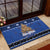 New Zealand July Christmas Rubber Doormat Maori Kiwi Xmas Tree - Blue
