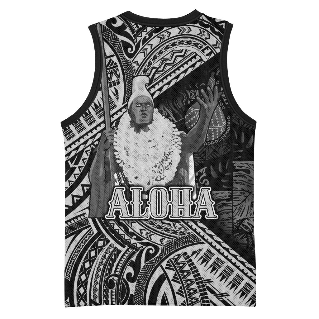 Hawaii King Kamehameha Basketball Jersey With Hawaiian Ipu Motifs Black Version