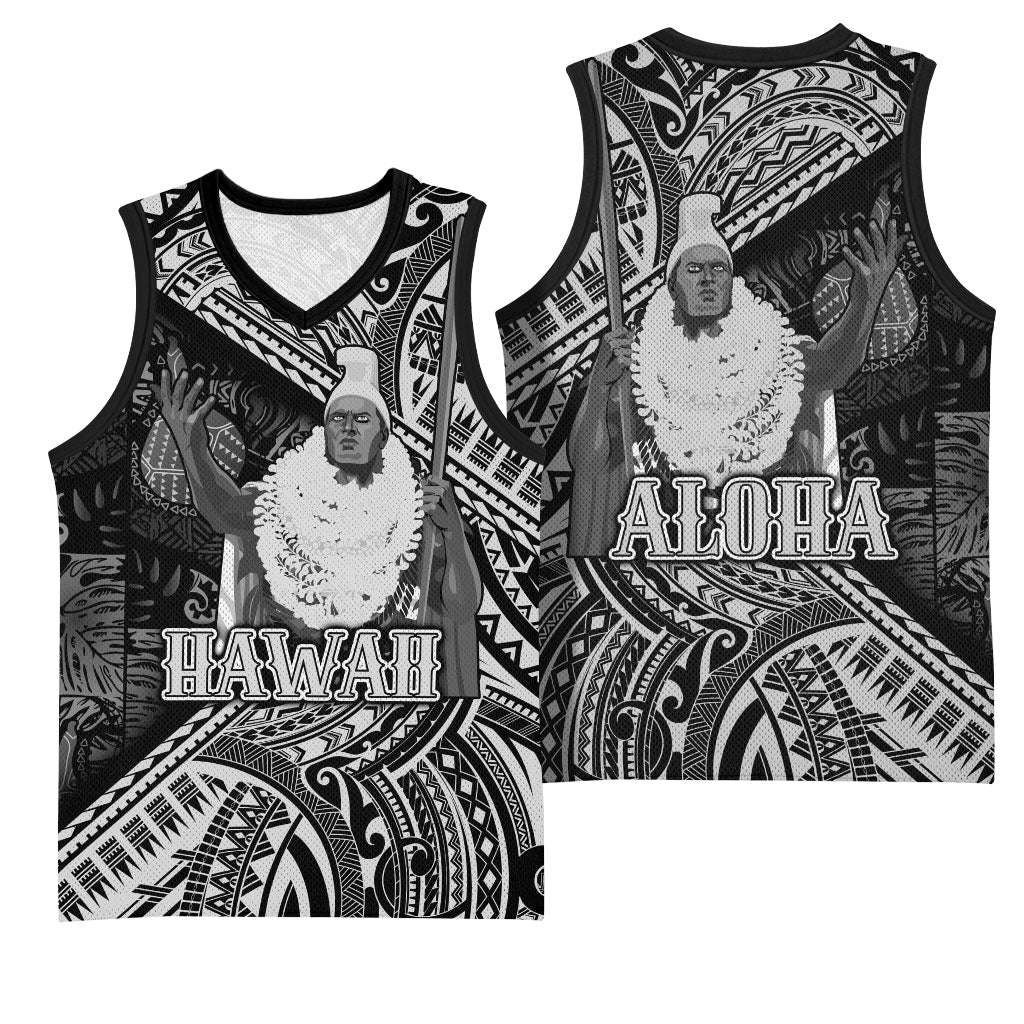 Hawaii King Kamehameha Basketball Jersey With Hawaiian Ipu Motifs Black Version
