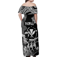 Hawaii Beautiful Hula Dancers Family Matching Off Shoulder Maxi Dress and Hawaiian Shirt With Ipu Keke And Pahu Drum LT05 - Polynesian Pride