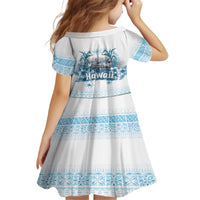 Hawaii Sugar Plantation Family Matching Off The Shoulder Long Sleeve Dress and Hawaiian Shirt With Hawaiian Tapa Pattern LT05 - Polynesian Pride