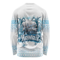 Hawaii Sugar Plantation Long Sleeve Shirt With Hawaiian Tapa Pattern LT05 - Polynesian Pride