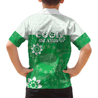 Cook Islands Maori Language Week Family Matching Short Sleeve Bodycon Dress and Hawaiian Shirt Pacific Tapa Pattern