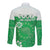 Cook Islands Maori Language Week Long Sleeve Button Shirt Pacific Tapa Pattern