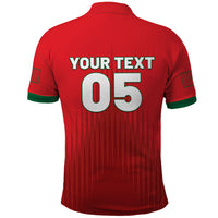 Custom Morocco Football 2026 Polo Shirt Atlas Lions Breathtaking Victory Red Version