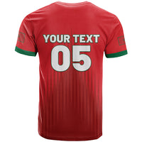 Custom Morocco Football 2026 T shirt Atlas Lions Breathtaking Victory Red Version