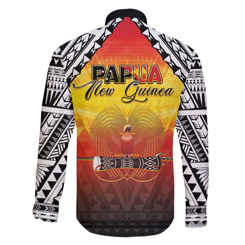 Papua New Guinea 50th Independence Day Family Matching Long Sleeve Bodycon Dress and Hawaiian Shirt One People One Nation One PNG LT05 - Polynesian Pride