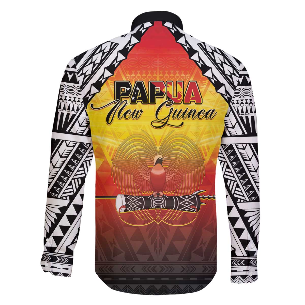 Papua New Guinea 50th Independence Day Family Matching Puletasi and Hawaiian Shirt One People One Nation One PNG LT05 - Polynesian Pride