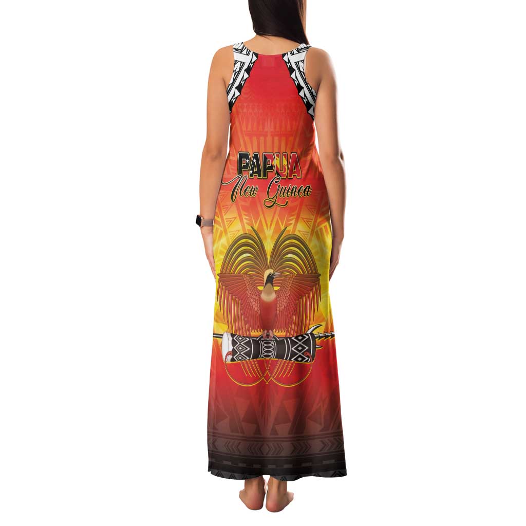 Papua New Guinea 50th Independence Day Family Matching Tank Maxi Dress and Hawaiian Shirt One People One Nation One PNG LT05 - Polynesian Pride