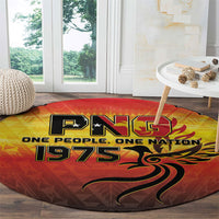 Papua New Guinea Independence Day Round Carpet One People One Nation One PNG LT05 - Polynesian Pride