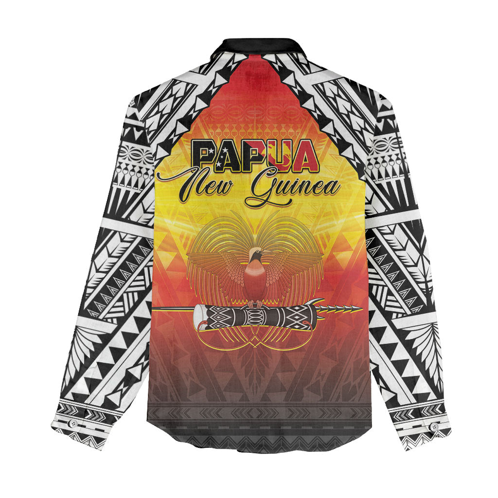 Papua New Guinea Independence Day Women Casual Shirt One People One Nation One PNG LT05 - Polynesian Pride
