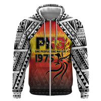 Papua New Guinea 49th Independence Day Zip Hoodie One People One Nation One PNG