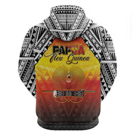 Papua New Guinea 49th Independence Day Zip Hoodie One People One Nation One PNG
