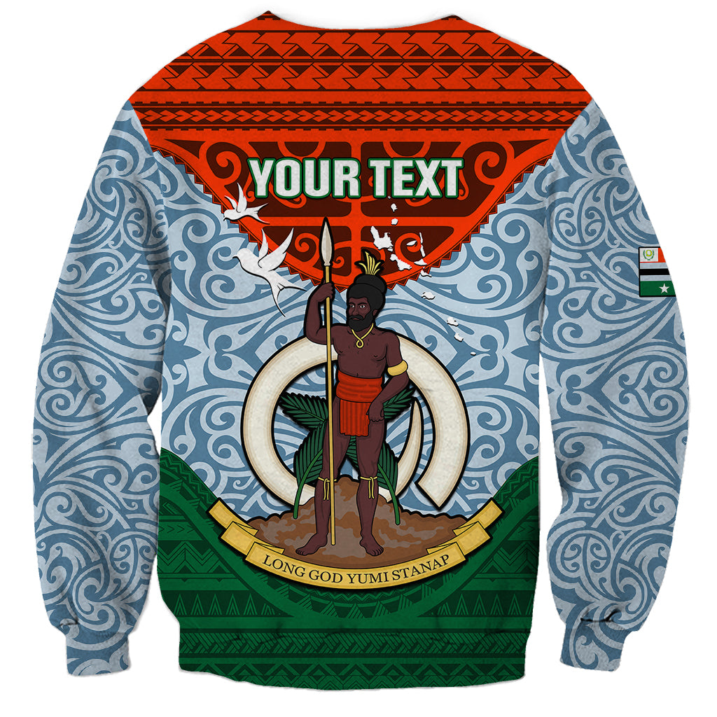 Personalized Vanuatu Penama Province Sweatshirt Vanuatuan Coat Of Arms Polynesian Pattern LT05 - Polynesian Pride