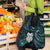 New Zealand Aotearoa Grocery Bag Maori Wheku Paua Shell Glitter Turquoise
