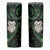 New Zealand Aotearoa Skinny Tumbler Maori Wheku Paua Shell Glitter Green