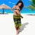 Aloha Tropical Palm Trees Sarong Reggae Polynesian Pattern