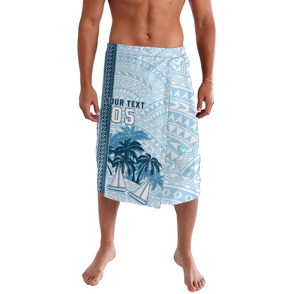 Custom Fiji Regatta Lavalava Palm Tree Tapa Pattern - Polynesian Pride