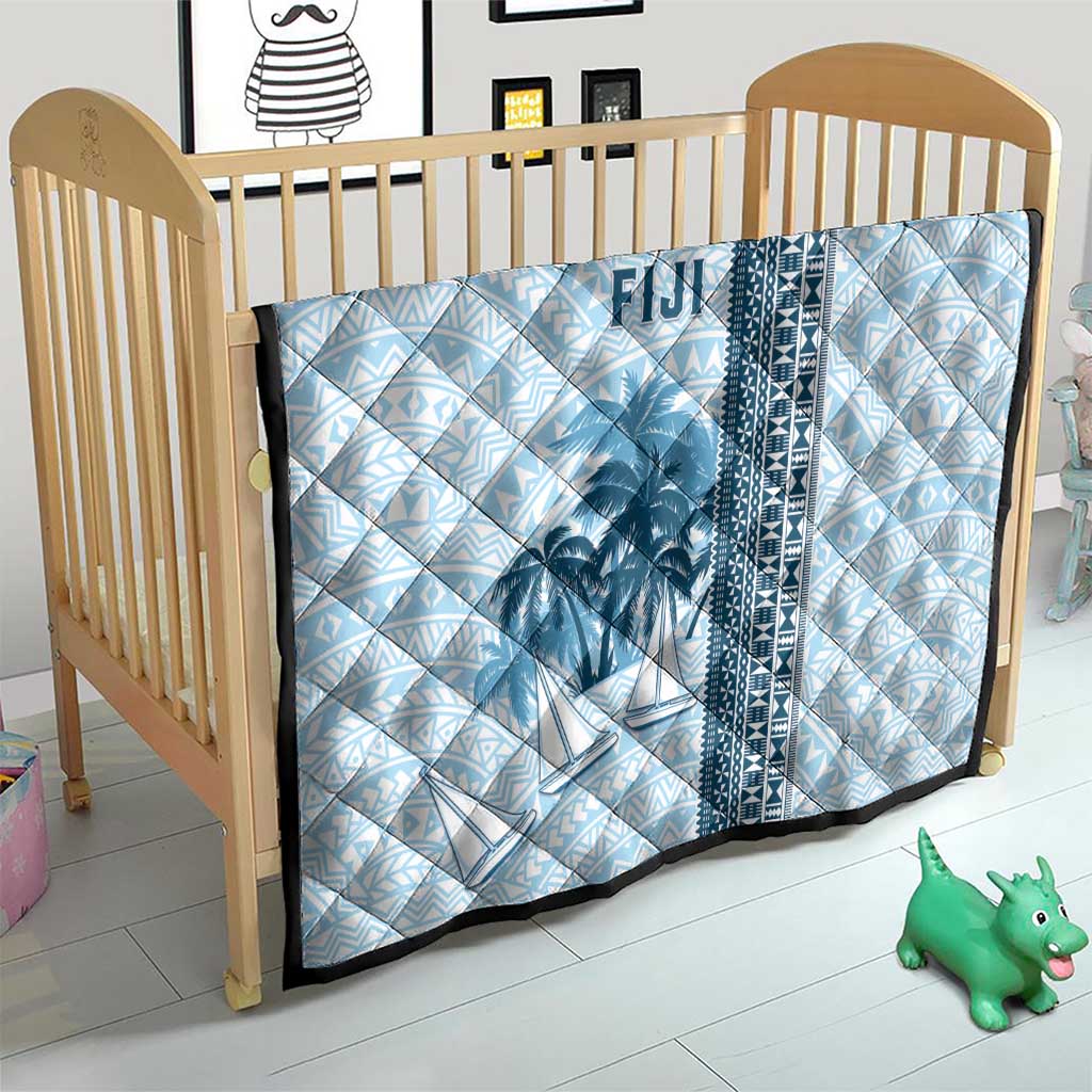 Fiji Regatta Quilt Palm Tree Tapa Pattern - Polynesian Pride