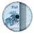 Fiji Regatta Spare Tire Cover Palm Tree Tapa Pattern - Polynesian Pride