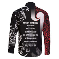 New Zealand Aotearoa Mana Wahine Family Matching Off Shoulder Maxi Dress and Hawaiian Shirt LT05 - Polynesian Pride