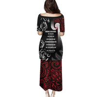 New Zealand Aotearoa Mana Wahine Family Matching Puletasi and Hawaiian Shirt LT05 - Polynesian Pride