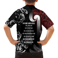 New Zealand Aotearoa Mana Wahine Family Matching Summer Maxi Dress and Hawaiian Shirt LT05 - Polynesian Pride