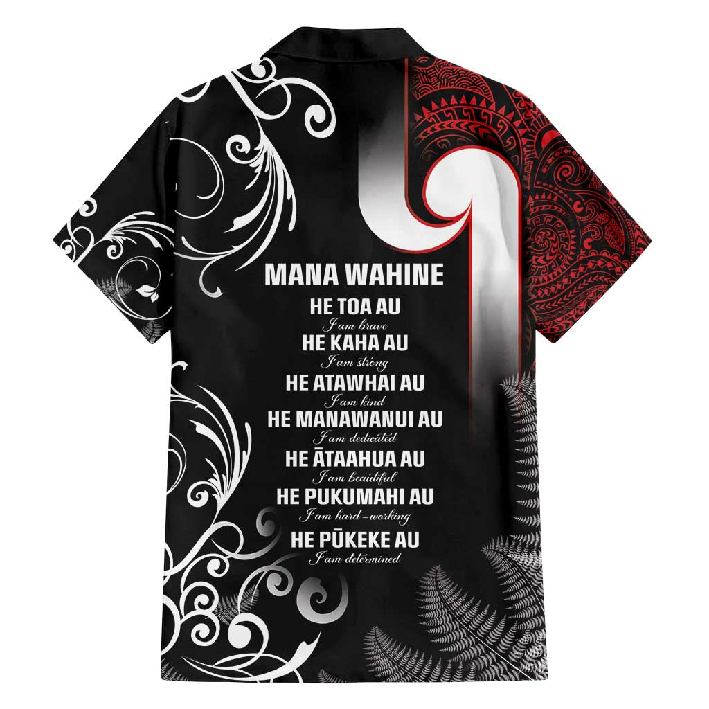 New Zealand Aotearoa Mana Wahine Family Matching Tank Maxi Dress and Hawaiian Shirt LT05 - Polynesian Pride