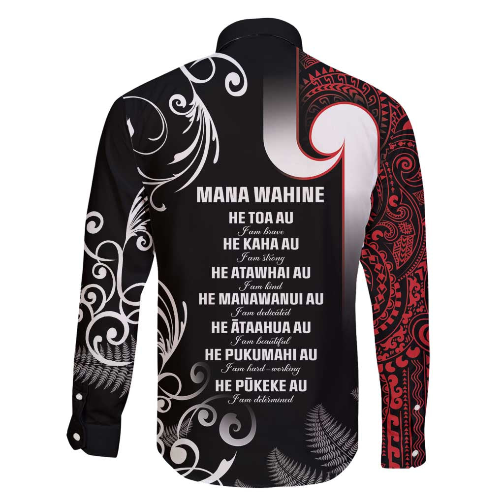 New Zealand Aotearoa Mana Wahine Family Matching Tank Maxi Dress and Hawaiian Shirt LT05 - Polynesian Pride