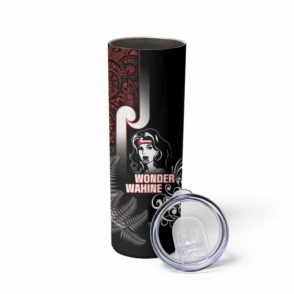 New Zealand Aotearoa Mana Wahine Skinny Tumbler